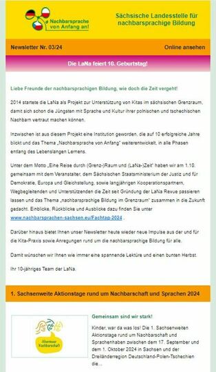 Dokumentbild LaNa-Newsletter Nr. 24/3